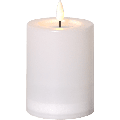 Solcellsljus Flamme Saul Vit