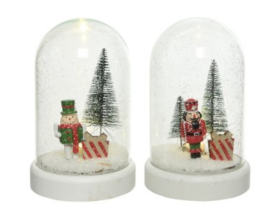 Snöklocka LED Mix 9,5x15,5cm
