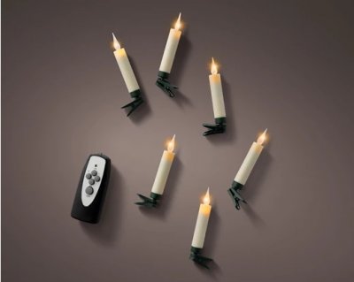 Julgransbelysning Trådlös 10st