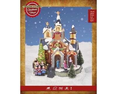 By LED Kyrka 13x18xH24cm