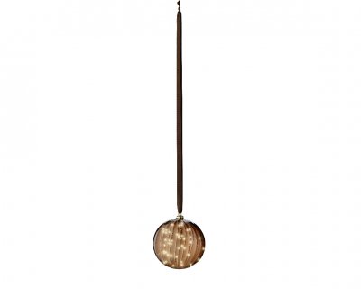 Glaskula LED Brun 20cm