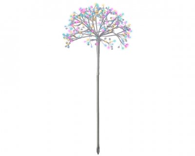 Starburst LED Multi 35x75cm