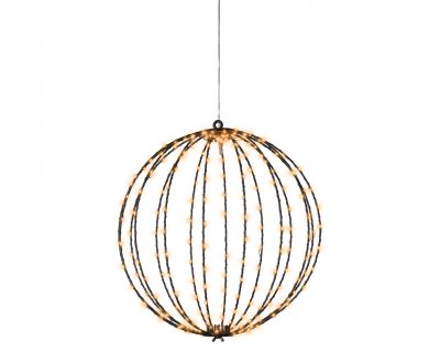 Boll LED Svart D38cm