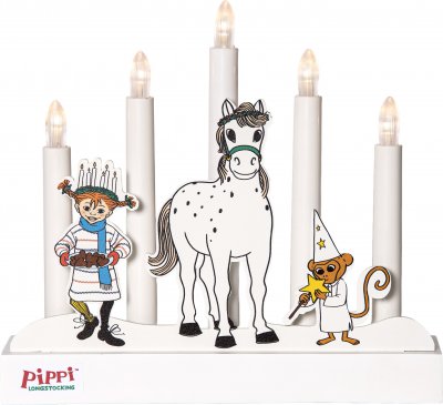 Ljusstake Pippi Lucia 26,5x24,5cm