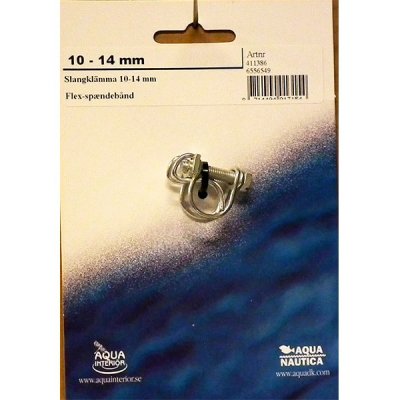 Slangklämma Spiral 10-14mm