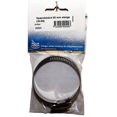 Slangklämma Slät 40-58mm