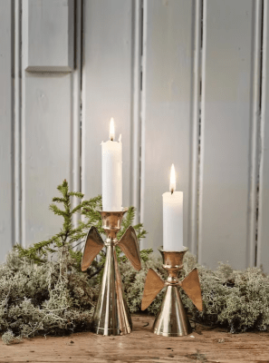 Ljusstake Ängel Mässing