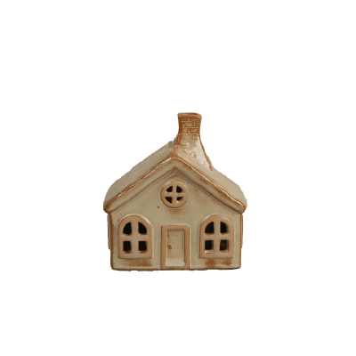 Hus Beige 11x11cm