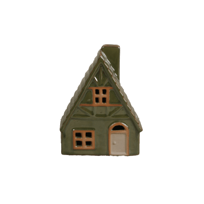 Hus Grön 10x13cm