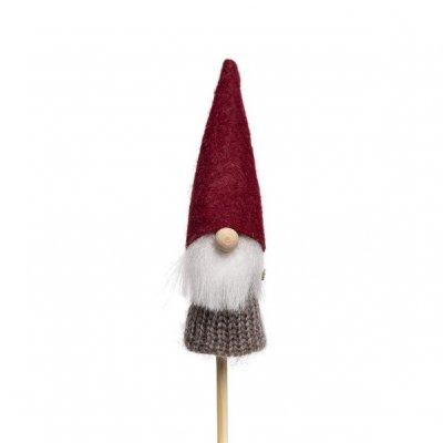Tomtestick Röd/grå 11,5cm