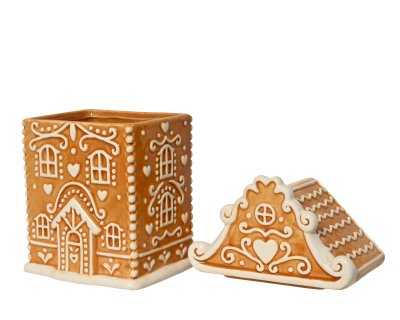 Burk Pepparkakshus 15x10xH23cm