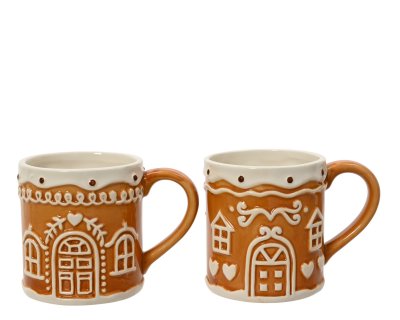 Mugg Pepparkakshus 13x9xH10cm