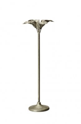 Ljusstake Antik Silver 15x40cm