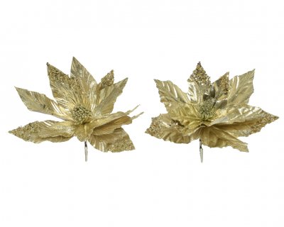 Julstjärneblomma Guld 5x30cm