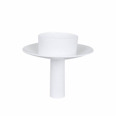 Värmeljushållare Flaska Vit 7x6cm