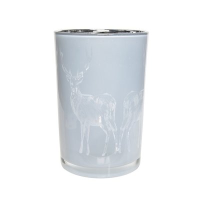 Lykta Rådjur 10x12,5cm Vit