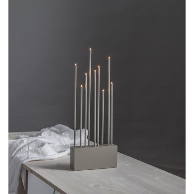 Ljusstake Buzz Beige 23x60x6cm