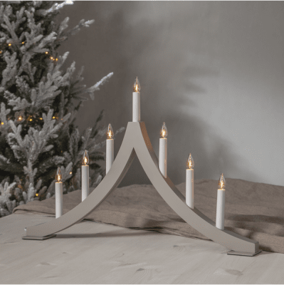 Ljusstake Pagod Beige 60x40x6cm