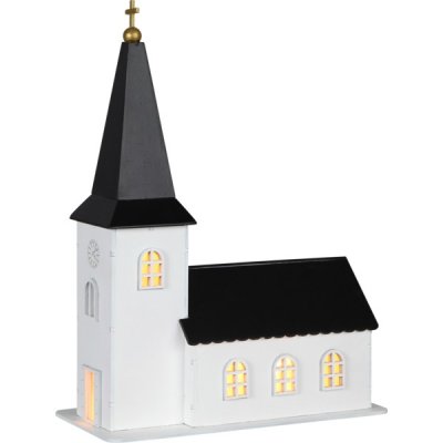 Bordsdekoration Kyrka 25,5x35x12cm