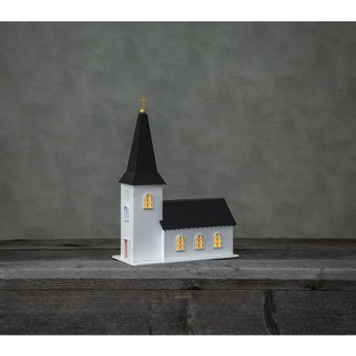 Bordsdekoration Kyrka 25,5x35x12cm