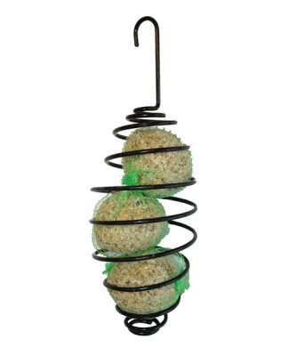 Fågelmatare Spiral Liten Svart