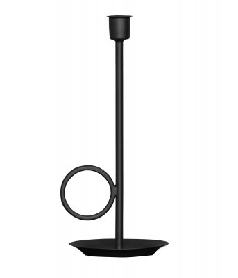 Ljusstake Svart 26cm
