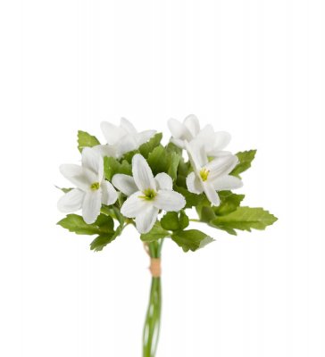 Vitsippa 18cm, Konstgjord