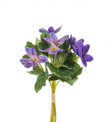 Blåsippa 18cm, Konstgjord