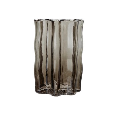 Vas/Lykta Silke Rök 14x20cm