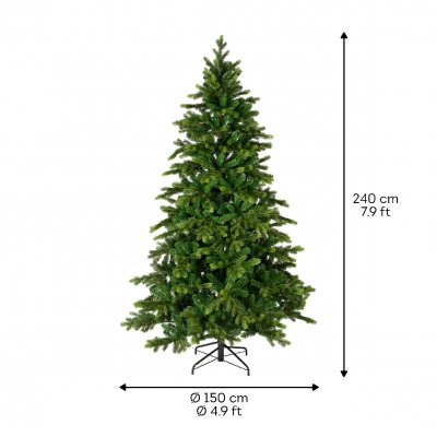 Konstgran / Julgran Galloway Spruce Grön 240cm