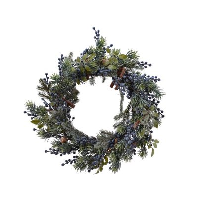 Krans Grön/blå 60cm