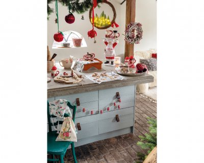 Krans med Granar LED 50cm