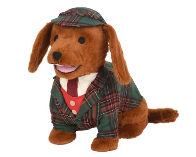 Hund med Kostym 33x17xH28cm