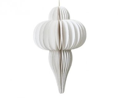 Julhänge Vit 9x15cm