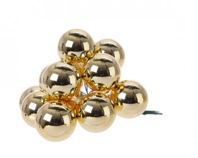 Kulor Tråd 2cm Guld 12-pack