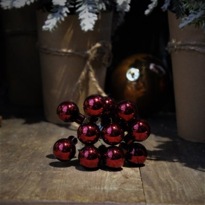 Kulor Tråd 2cm Mörkröd 12-pack