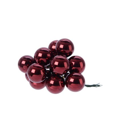 Kulor Tråd 2cm Mörkröd 12-pack