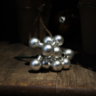 Kulor Tråd 2cm Silver Matt 12-pack