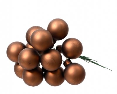 Kulor Tråd 2cm Mörkbrun Matt 12-pack