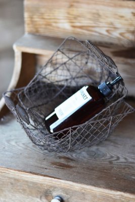 Skål Nät Brun 25x25x8,5cm