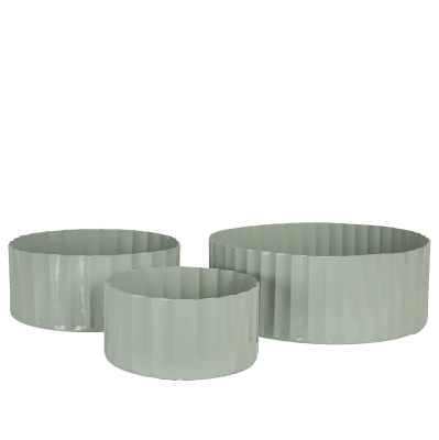 Plantskål Plåt Grön