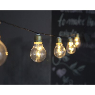 Slinga Mässing 5st LED Batteri