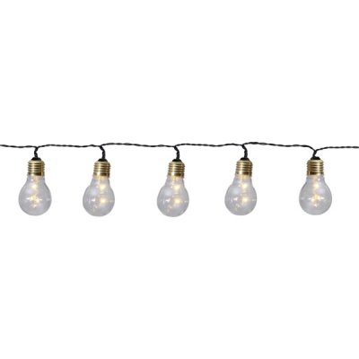 Slinga Mässing 5st LED Batteri