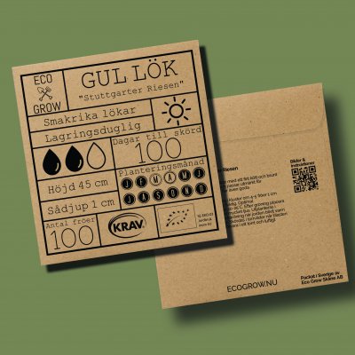 Gul Lök Stuttgarter Riesen, Ekologisk