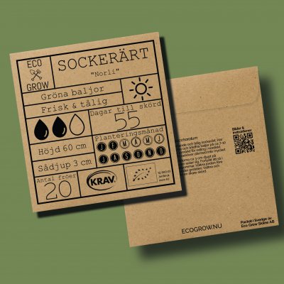 Ärt, Socker-, Låg, Norli, Ekologisk