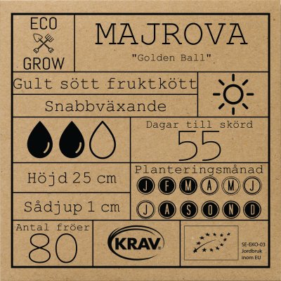 Majrova Golden Ball, Ekologisk