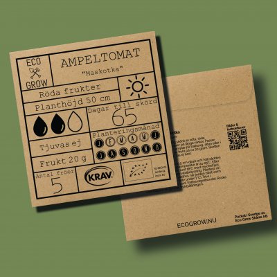 Tomat, Ampel-, Maskotka, Ekologisk