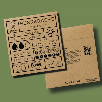 Krasse, Busk-, Tom Thumb, Ekologisk