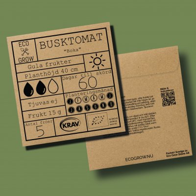 Tomat, Busk-, Boka, Ekologisk
