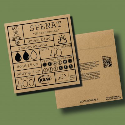 Spenat, Winterreuzen, Ekologisk